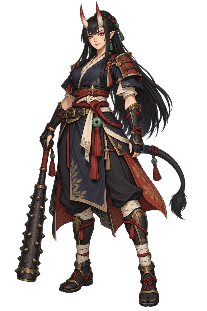 Kaida, guardian of the oni clan